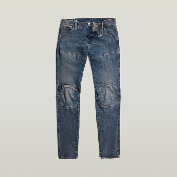 G-Star Distressed Blue Skinny Jeans